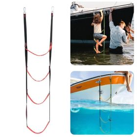 Emergency Tools Rubber Boat Special Boarding Ladder (Color: Red, Type: 4-Ladder)
